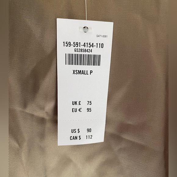 Taupe satin midi slip dress - Picture 3 of 3